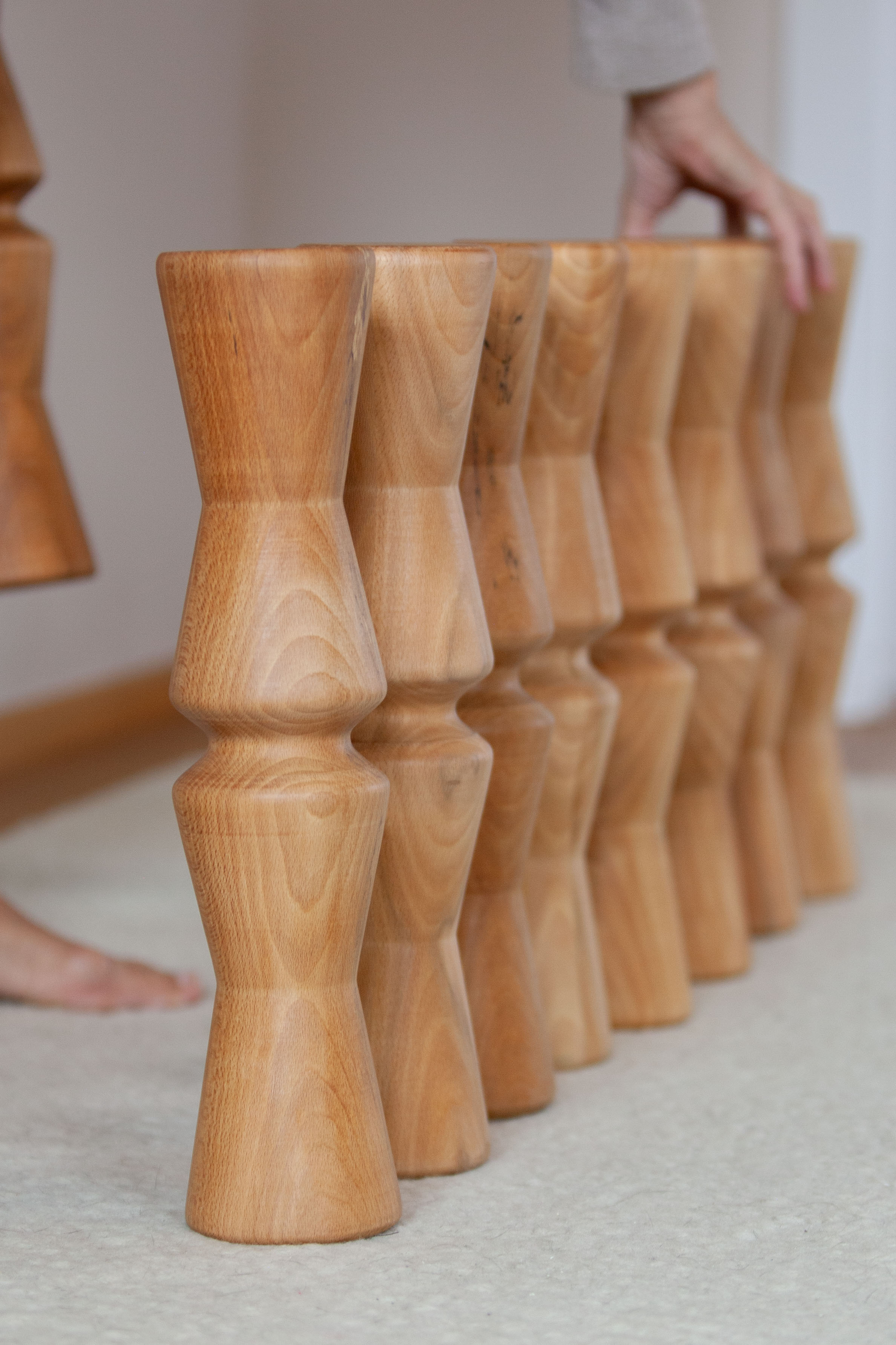 hölzerne Faszien-Rolle mit Intelligenz